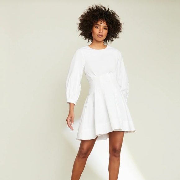 NWT Veronica Beard White Torres Dress
